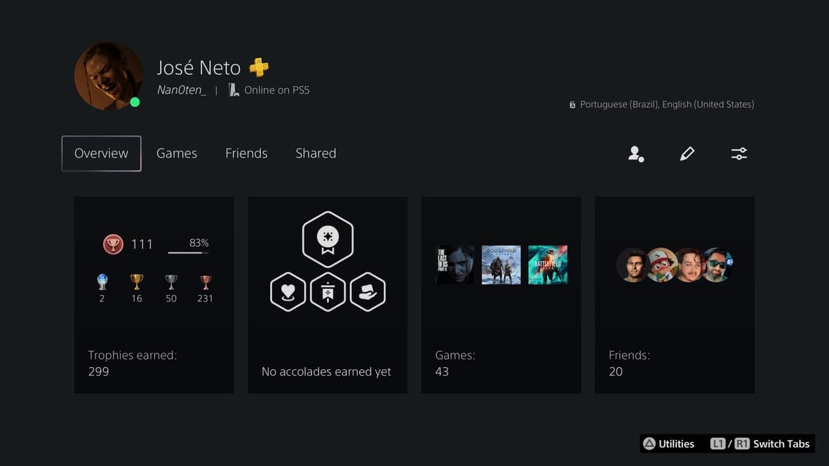 Playstation profile for Nan0ten_